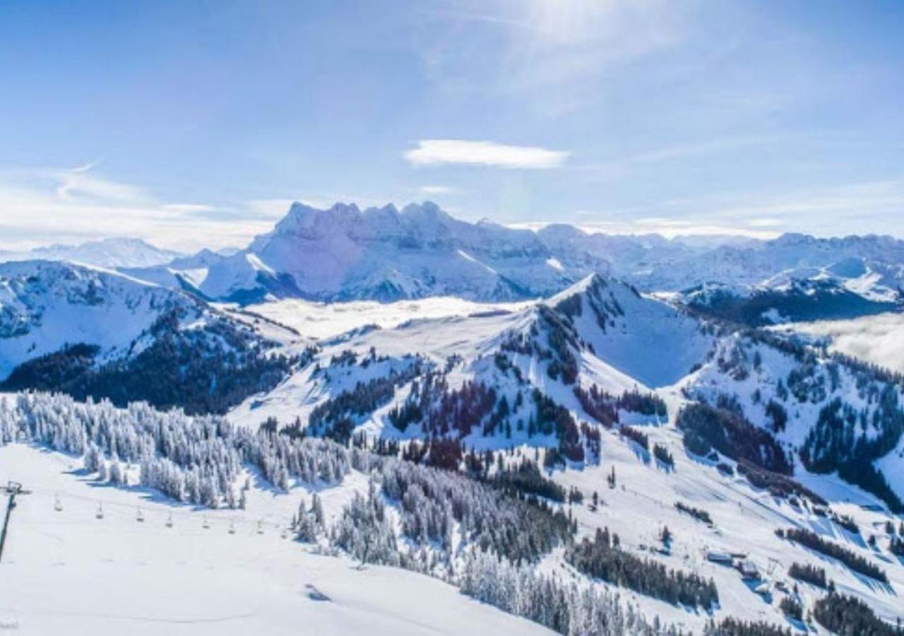 Hôtel des Portes du Soleil Les Crosets Exterior foto